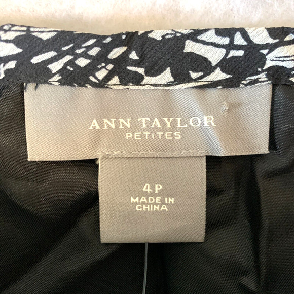 Womens 100% Silk Chiffon Floral Skirt Sz 4P Black Tiered Ruffle Feminine Flowy - Picture 8 of 12